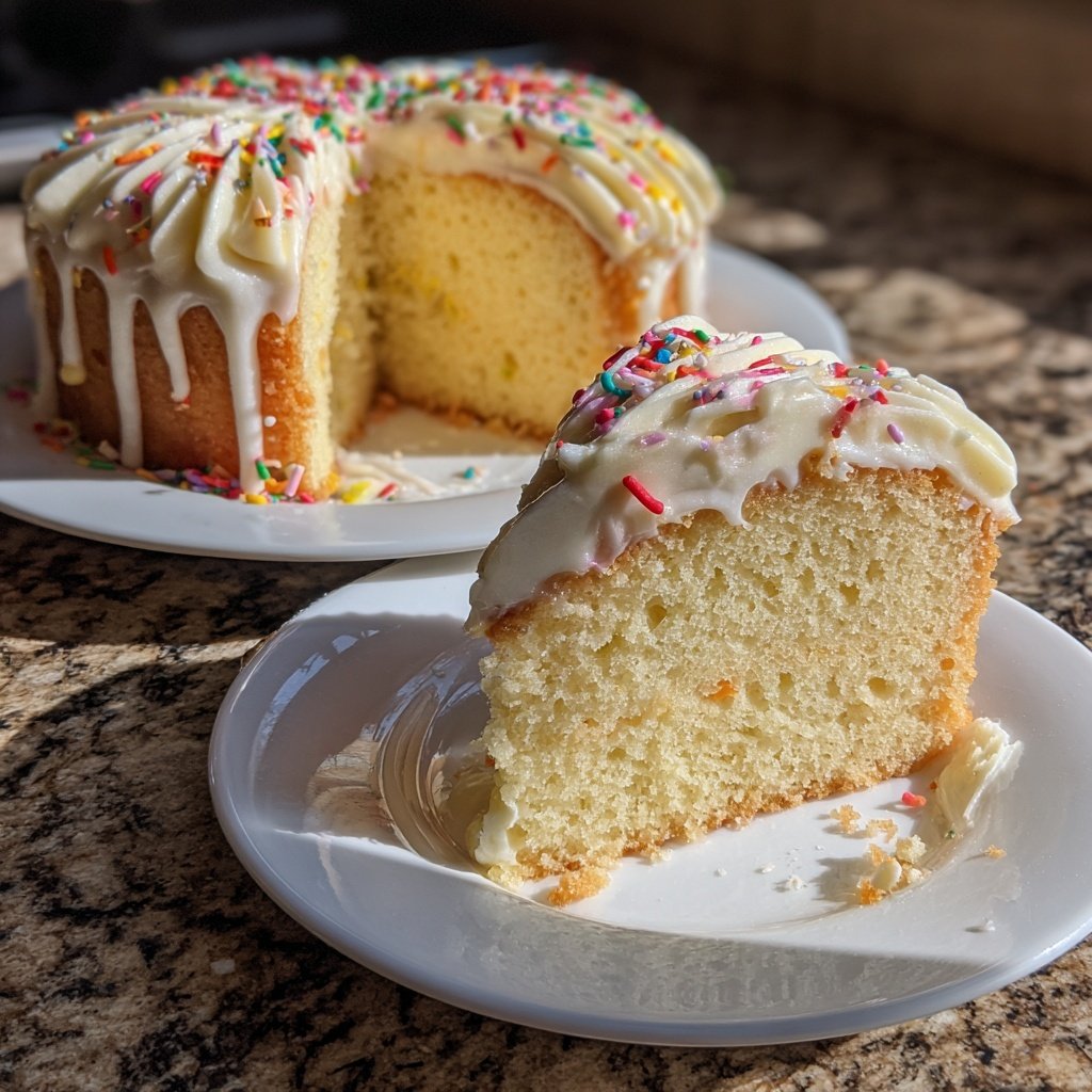 Mini Heart Cake with Vanilla Sponge