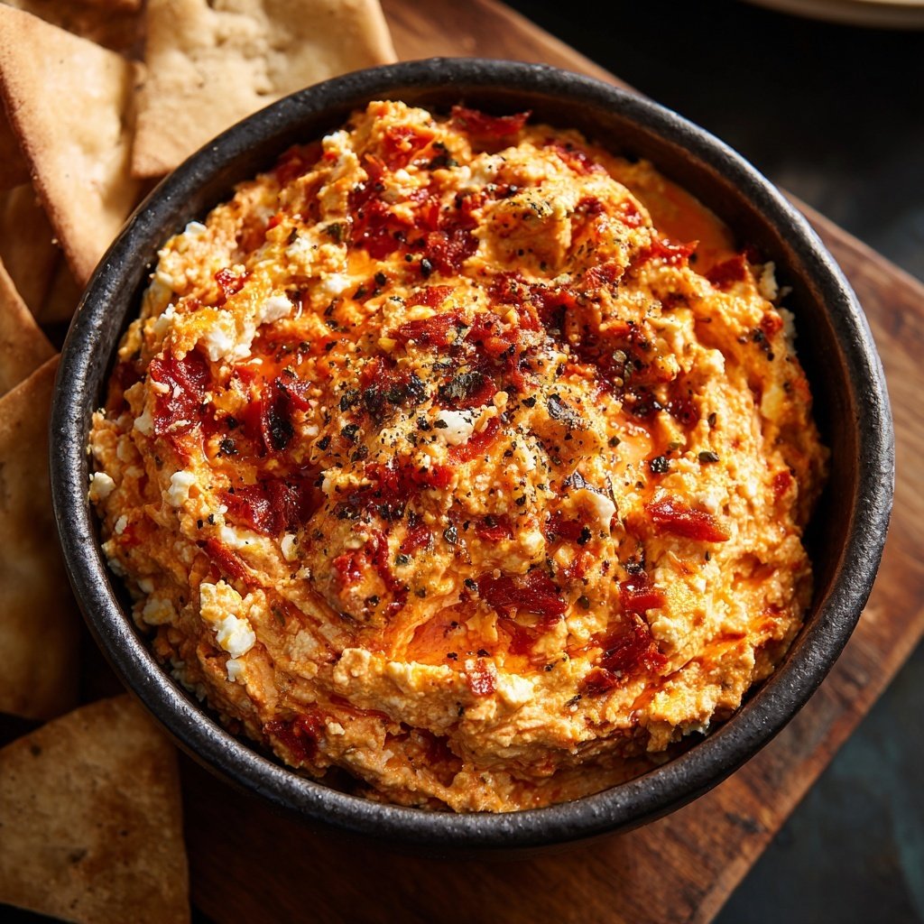 Super Bowl Appetizer Roasted Pepper Dip