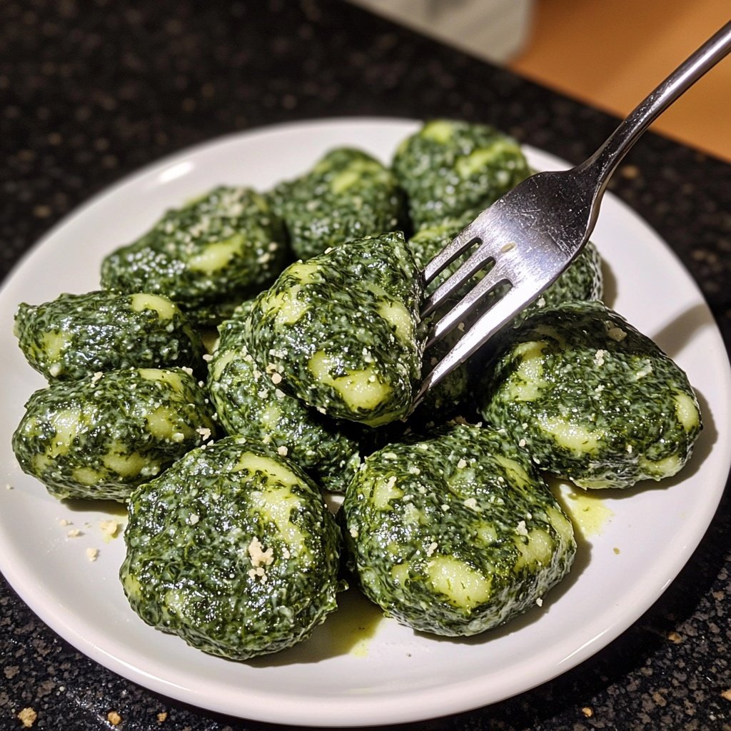 Valentine Dinner Creamy Spinach Gnocchi