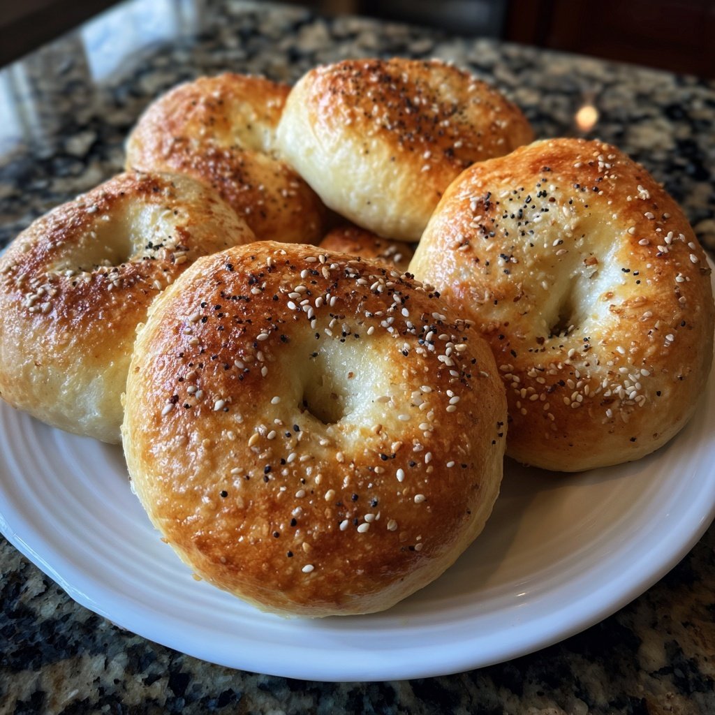 Air Fryer Yogurt Bagels