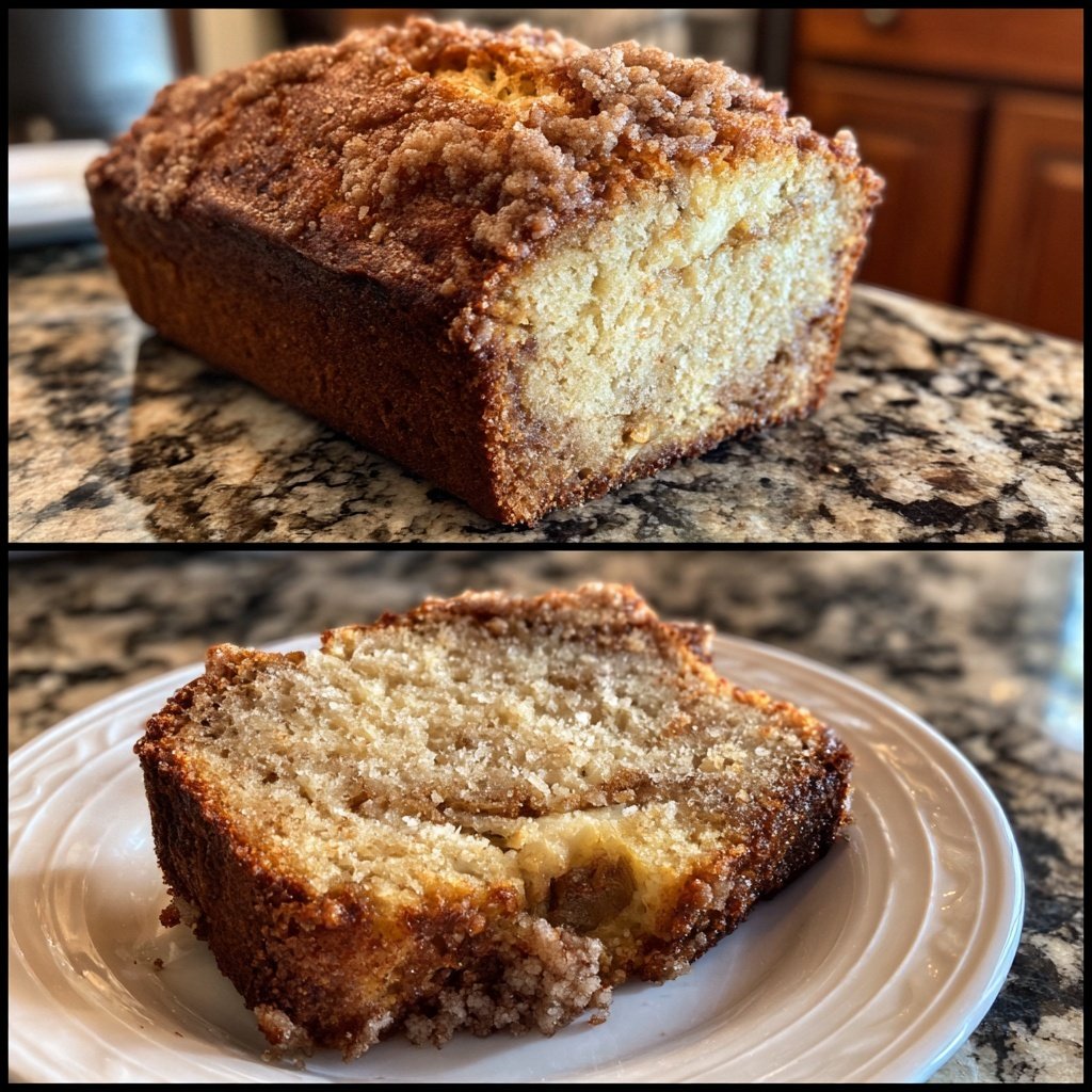 Banana Bread with Brown Sugar Streusel Recipe