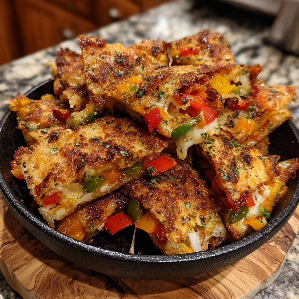 Super Bowl Veggie Quesadilla Bites