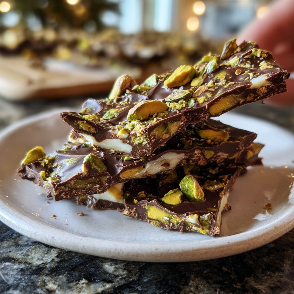 Chocolate Pistachio Bark