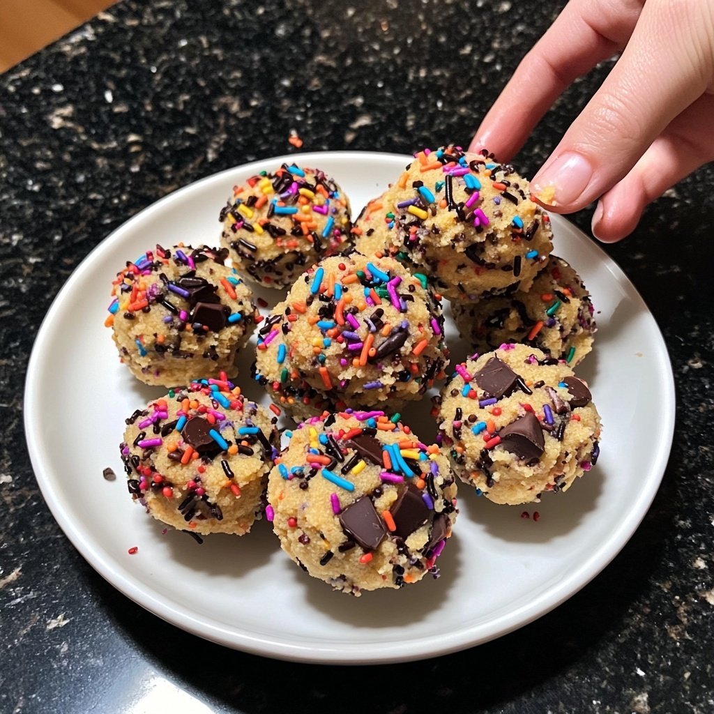 Super Bowl Dessert Cookie Dough Bites