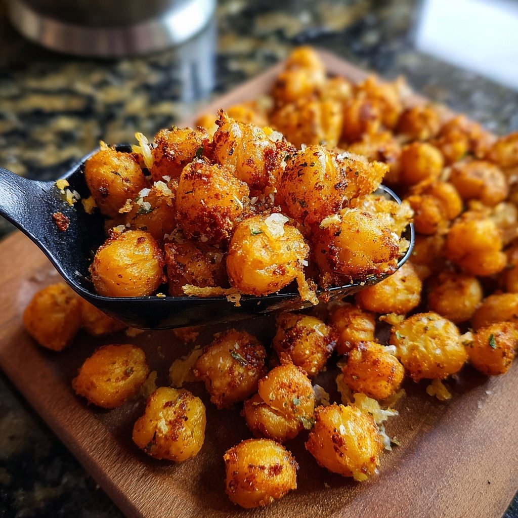 Super Bowl Party Food Crispy Chickpea Snacks