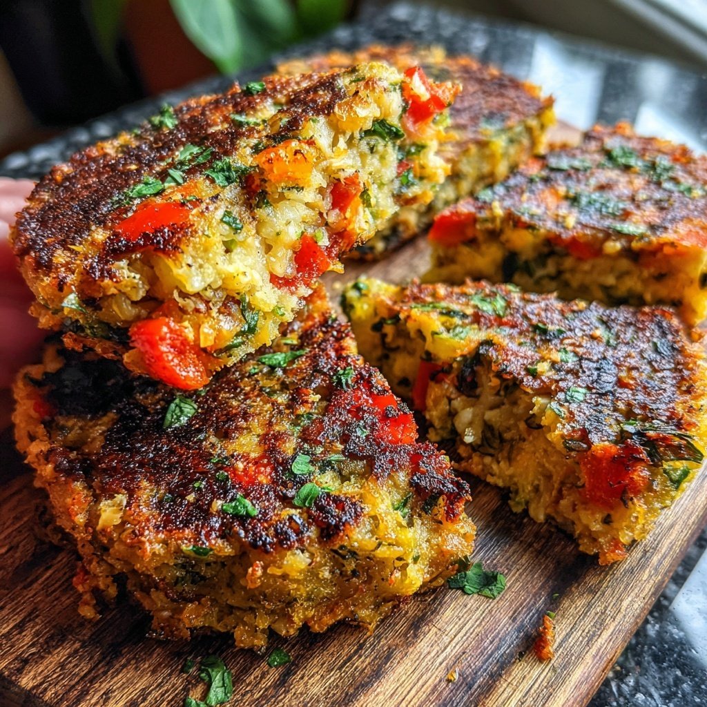 Baked Veggie Rice Cakes