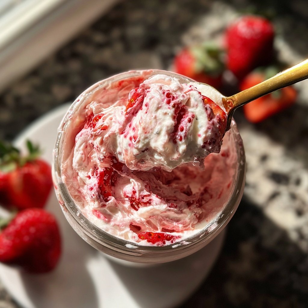 Strawberry Chia Yogurt Snack Swirl